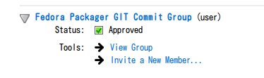 Fedora Packager Git Commit Group